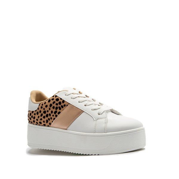 White Leopard Sneaker