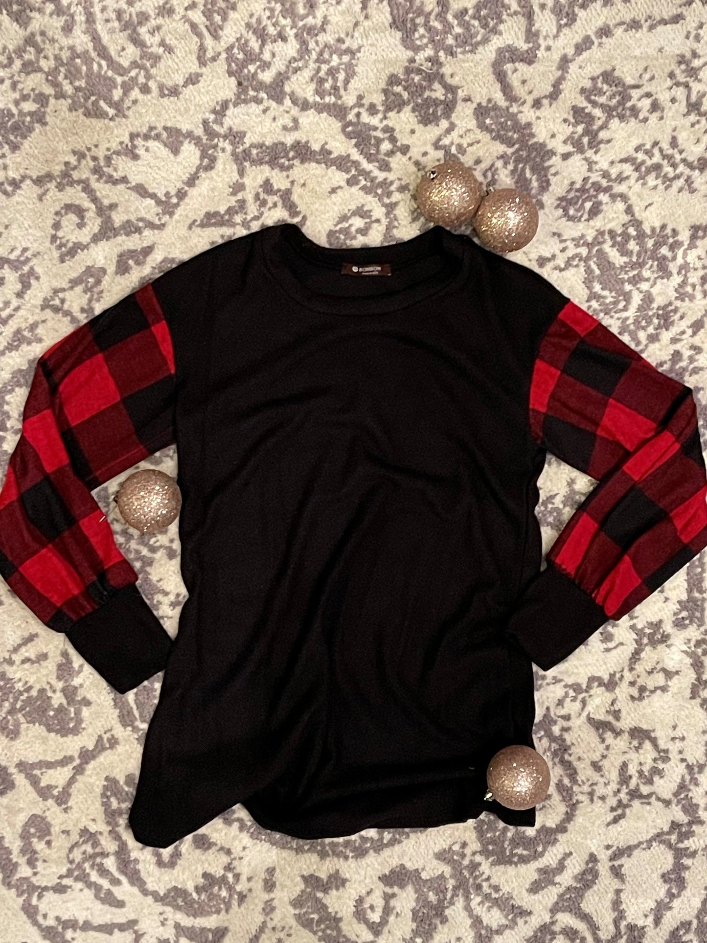 Red and Black buffalo plaid